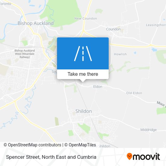 Spencer Street map