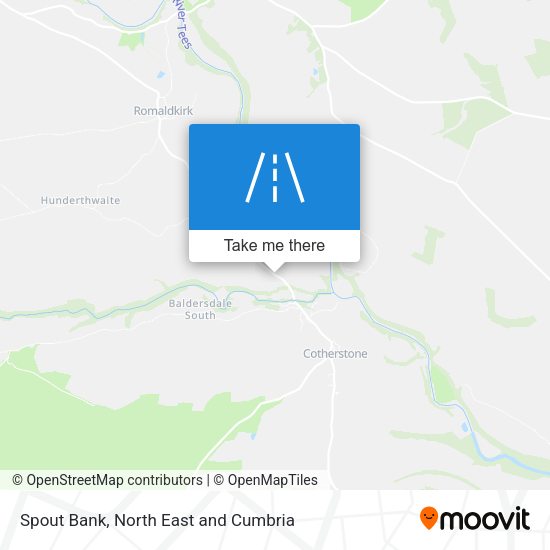 Spout Bank map