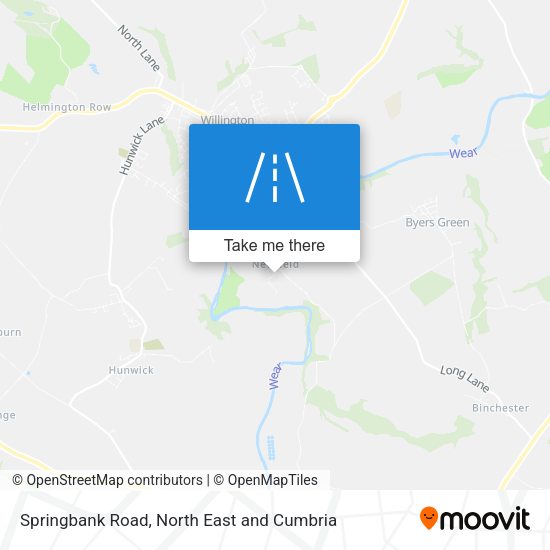 Springbank Road map