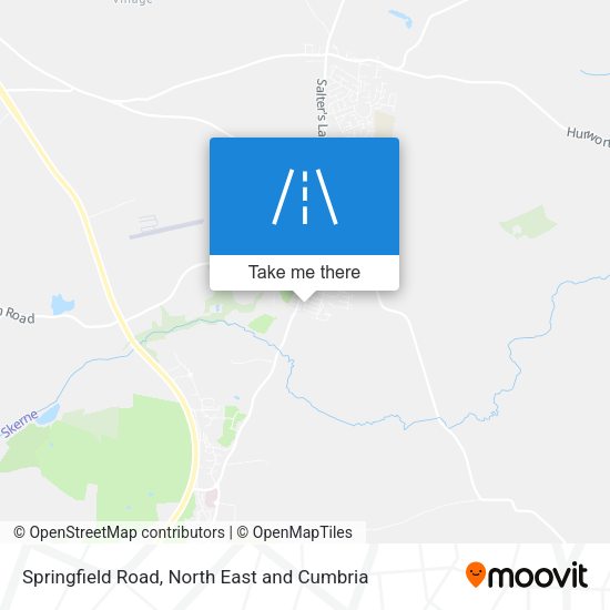 Springfield Road map
