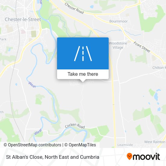 St Alban's Close map