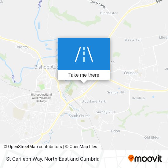 St Carileph Way map