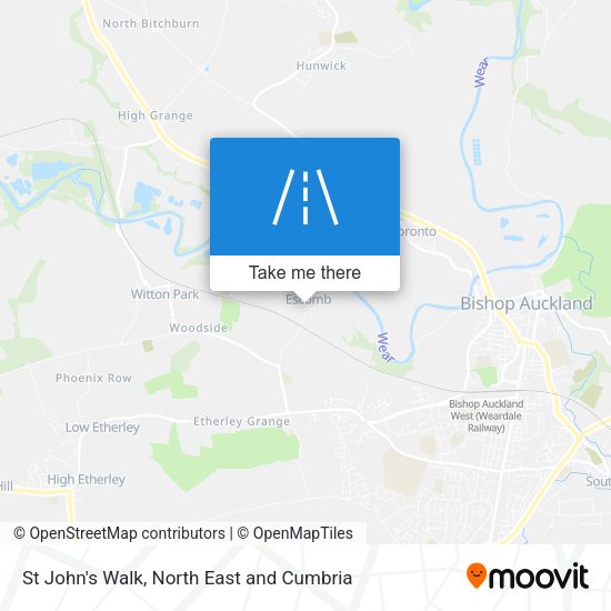 St John's Walk map