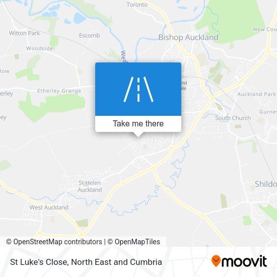 St Luke's Close map