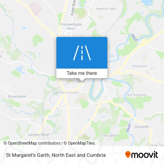 St Margaret's Garth map