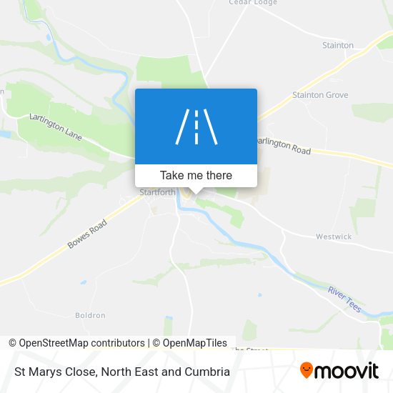 St Marys Close map
