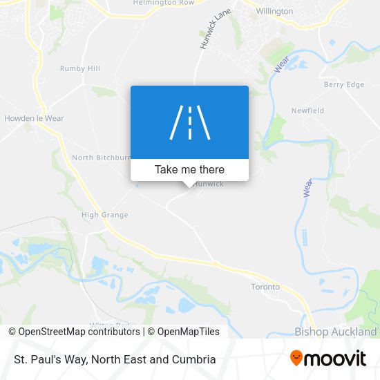 St. Paul's Way map