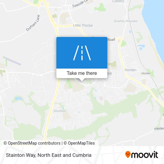 Stainton Way map