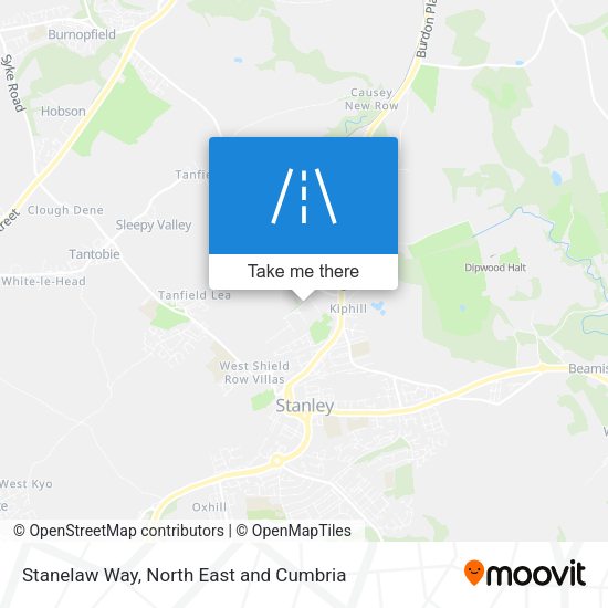 Stanelaw Way map
