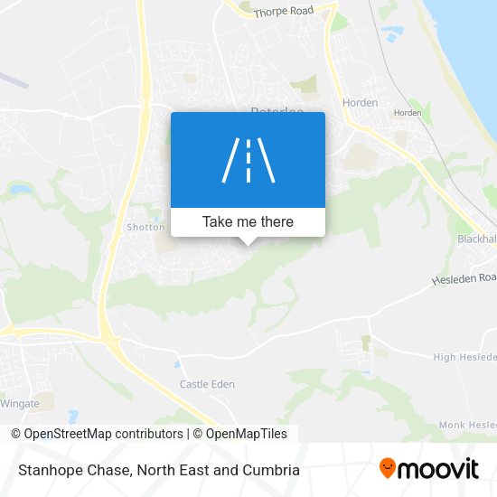 Stanhope Chase map