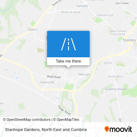 Stanhope Gardens map