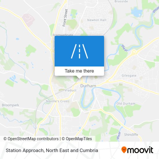 Station Approach map