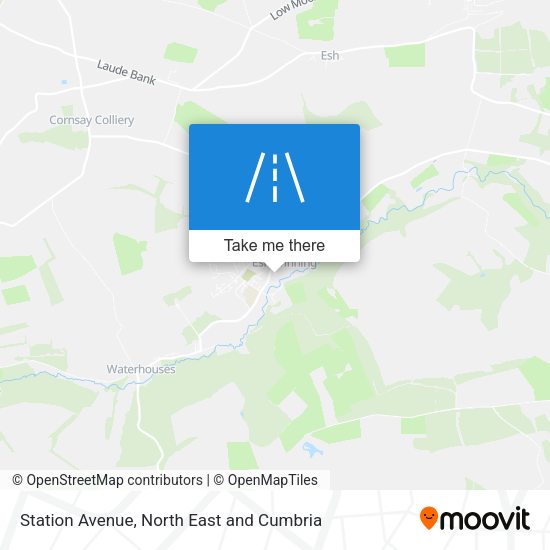 Station Avenue map