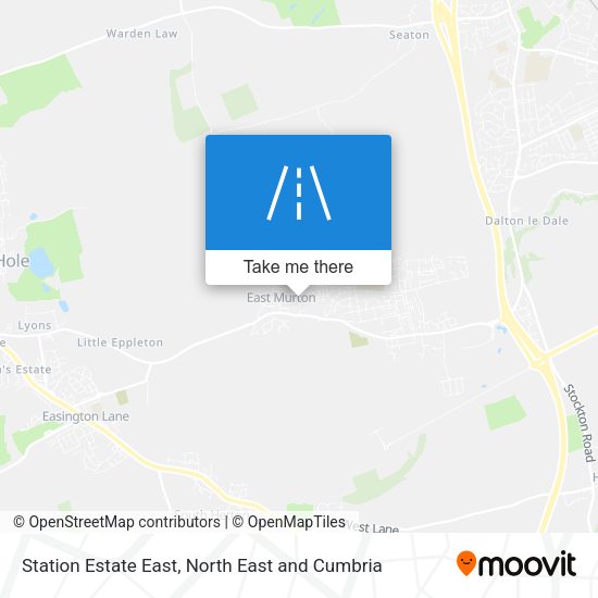 Station Estate East map