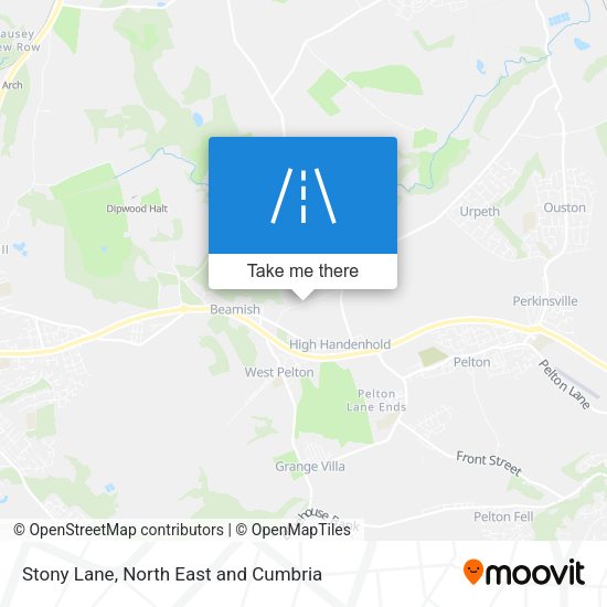 Stony Lane map