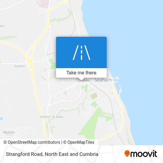 Strangford Road map