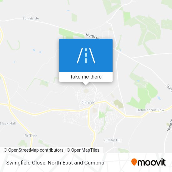 Swingfield Close map