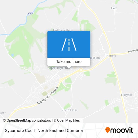 Sycamore Court map