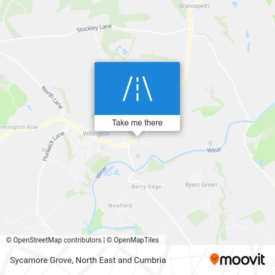 Sycamore Grove map