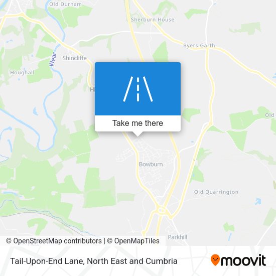 Tail-Upon-End Lane map