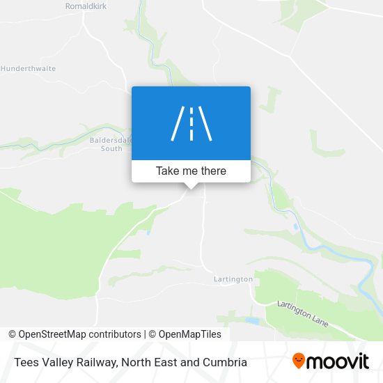 Tees Valley Railway map