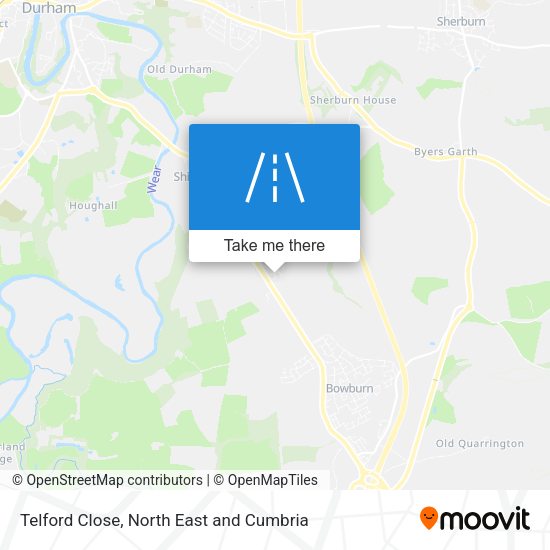 Telford Close map