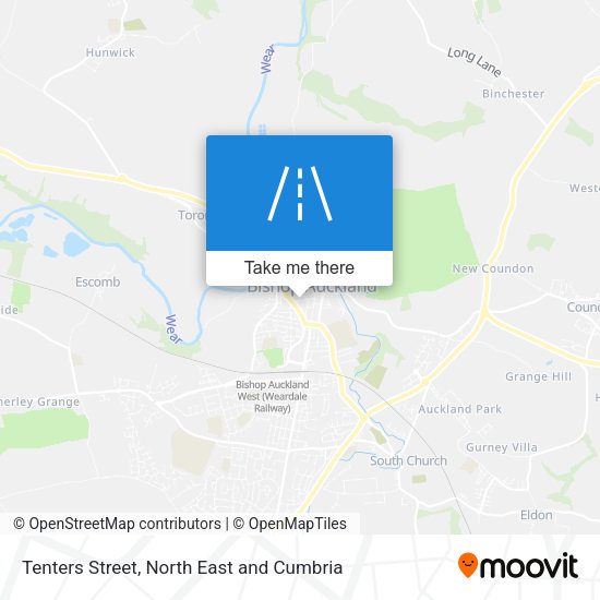 Tenters Street map