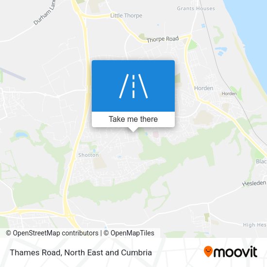Thames Road map