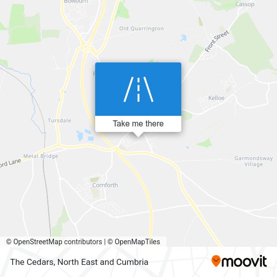 The Cedars map