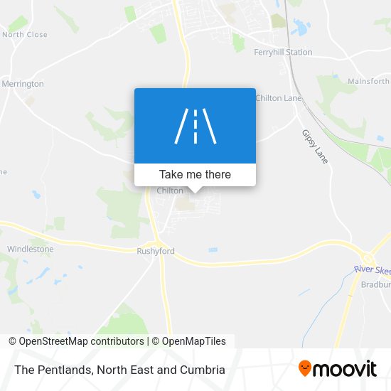 The Pentlands map
