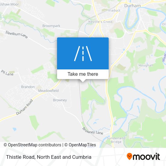 Thistle Road map