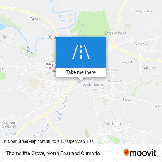 Thorncliffe Grove map