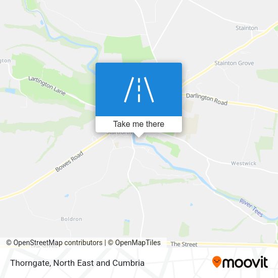 Thorngate map