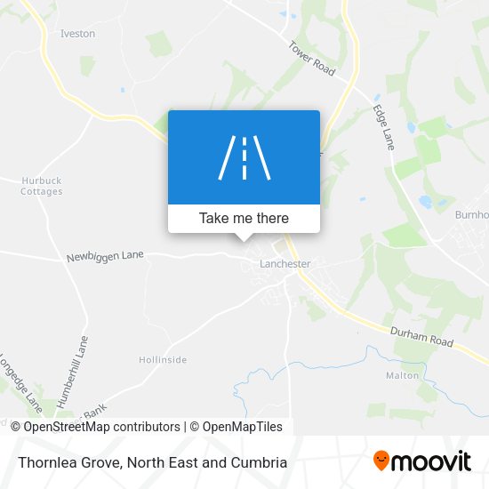 Thornlea Grove map