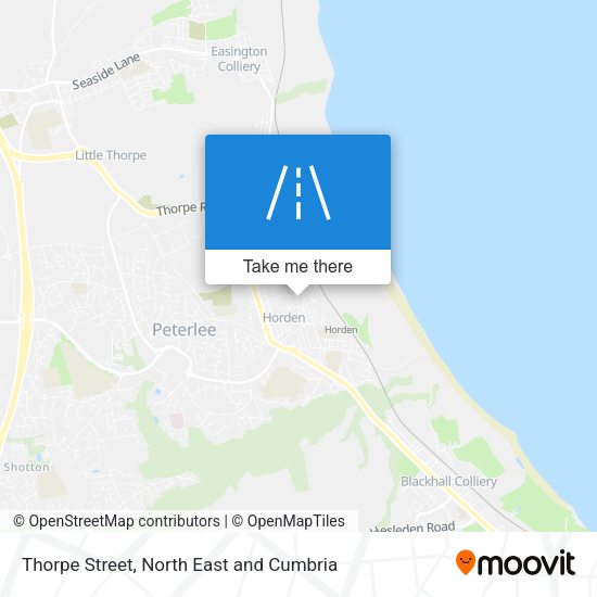 Thorpe Street map