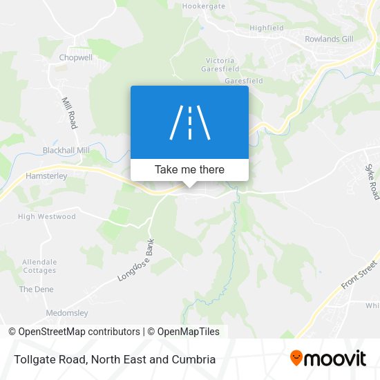 Tollgate Road map