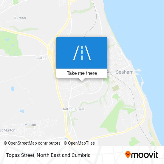 Topaz Street map