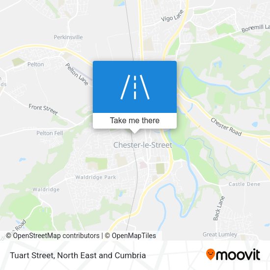 Tuart Street map