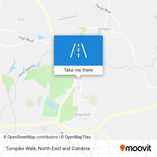 Turnpike Walk map