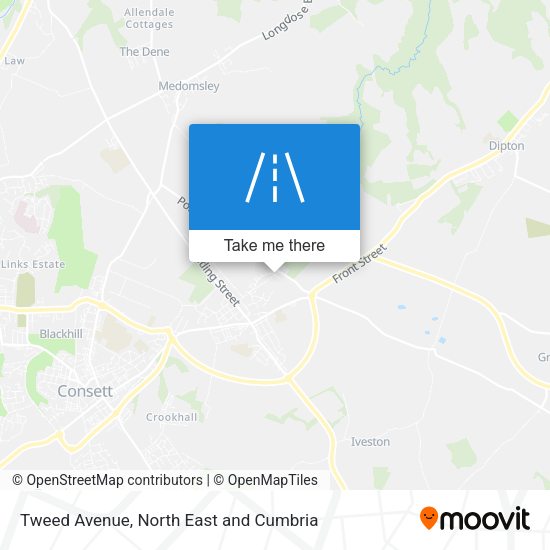 Tweed Avenue map