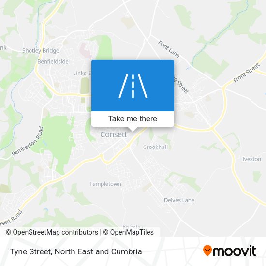 Tyne Street map