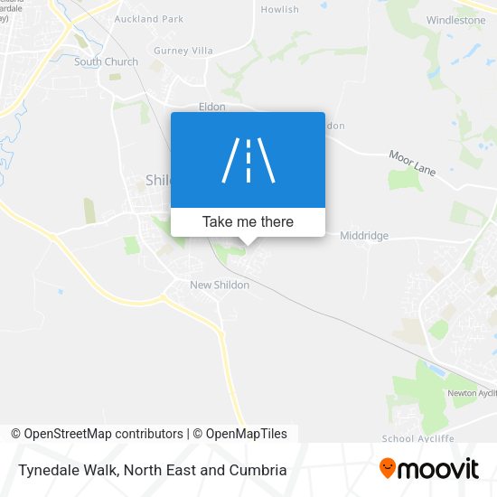 Tynedale Walk map