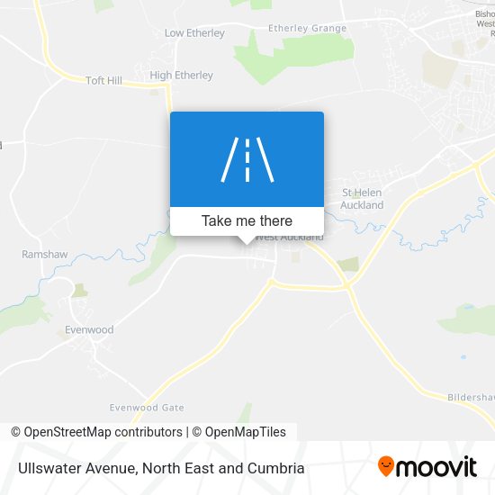 Ullswater Avenue map