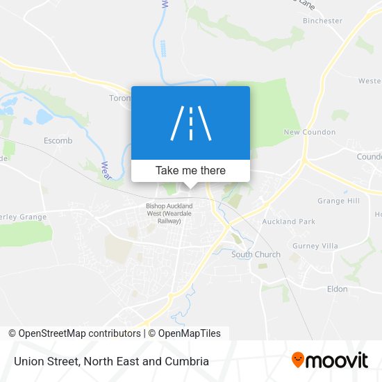 Union Street map