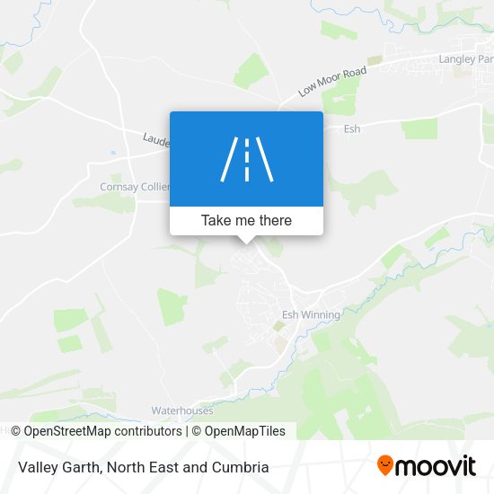Valley Garth map