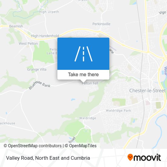 Valley Road map