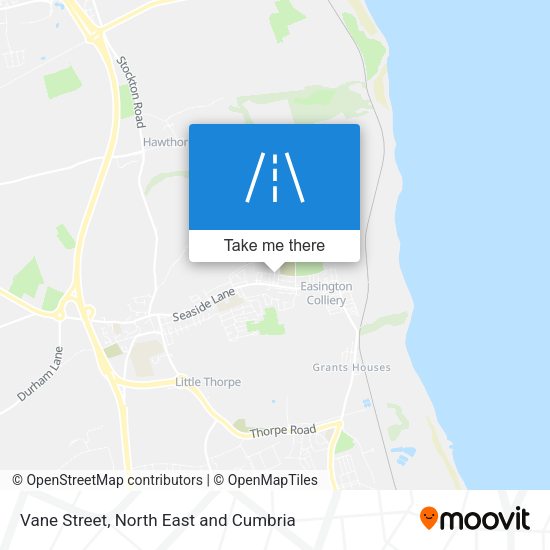 Vane Street map