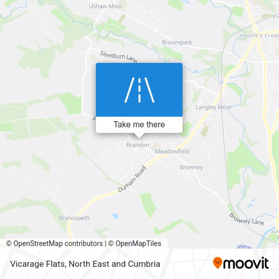 Vicarage Flats map