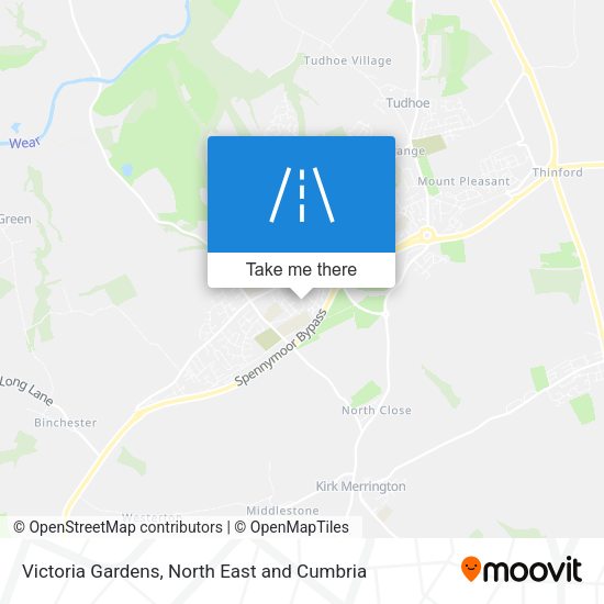 Victoria Gardens map