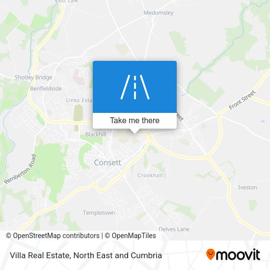 Villa Real Estate map